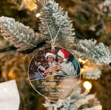 Memorial Christmas Ornament, In Loving Memory Christmas Ornament, Christmas Gift, Christmas Keepsake, Consolation Ornament, Acrylic Ornament