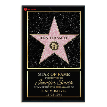 Star Of Fame Custom Canvas Gift For Family