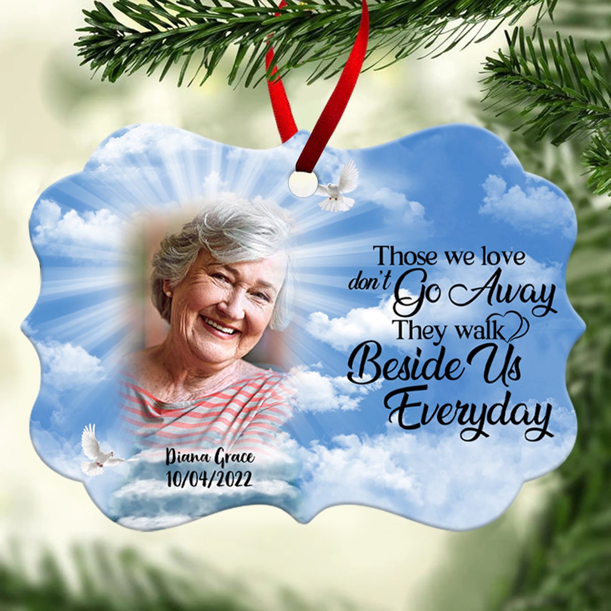 Memorial Ornament , In Loving Memory Of Your Loved One Memorial Gift Sympathy Gift Remembrance