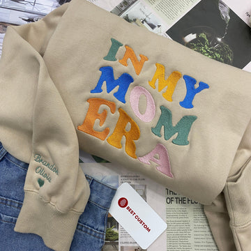 in my mom era embroidered apparel gift for mother