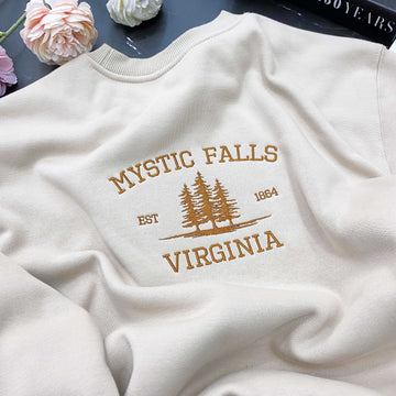 mystic falls virginia vampire sweatshirt