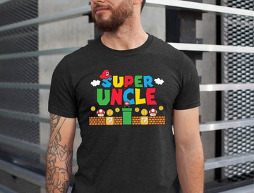 Super Uncle Shirt, Funny Uncle Tshirt, Gamer Uncle Shirt, Fathers Day Gift Funny Uncle Shirt, Uncle Tee