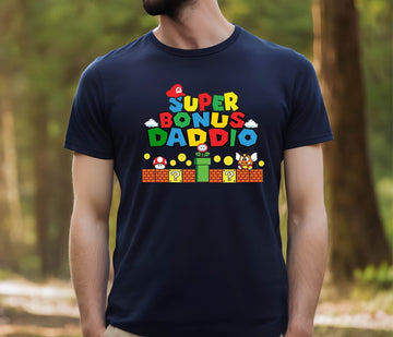 Super Bonus Daddio Shirt , Funny Stepdad Gift, Bonus Dad Gift Shirt