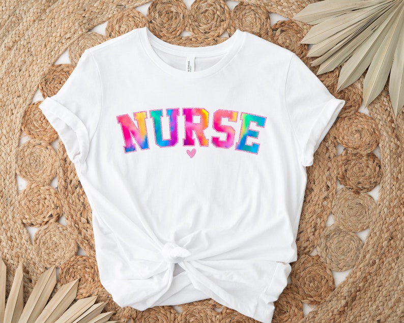 Water Color Nurse Shirt, Nurse T-Shirt, Nurse Week Shirt, Matching Nurse T-Shirt, Shirt for Nurse, Cute Nurse Shirt, Gift For Nurse