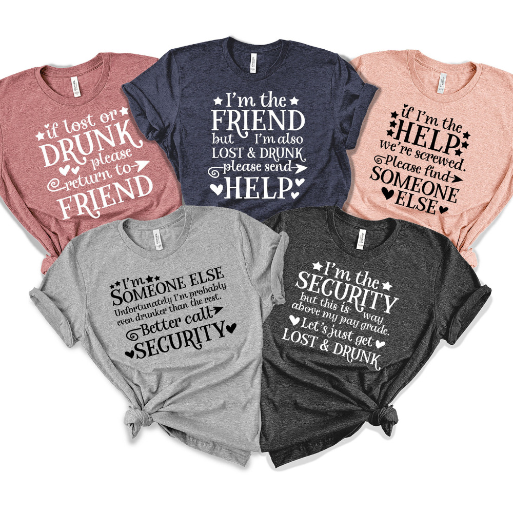 If Lost or Drunk Please Return To Friend, Cute Friends Shirt, Gift For Friends