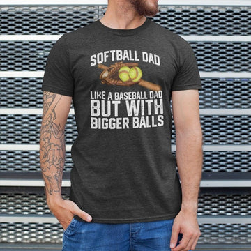 Softball Dad Shirt, Softball Shirts, Game Day Senior Night Tee, Softball Coach Gift, Fathers Day Gift, Dad Birthday Shirts, Husband Daddy