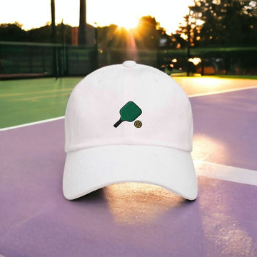 Pickleball Lover Gift, Pickleball Embroidered Dad Hat, Embroidered Unisex Hat, Dad Cap, Adjustable Baseball Cap Gift for Him