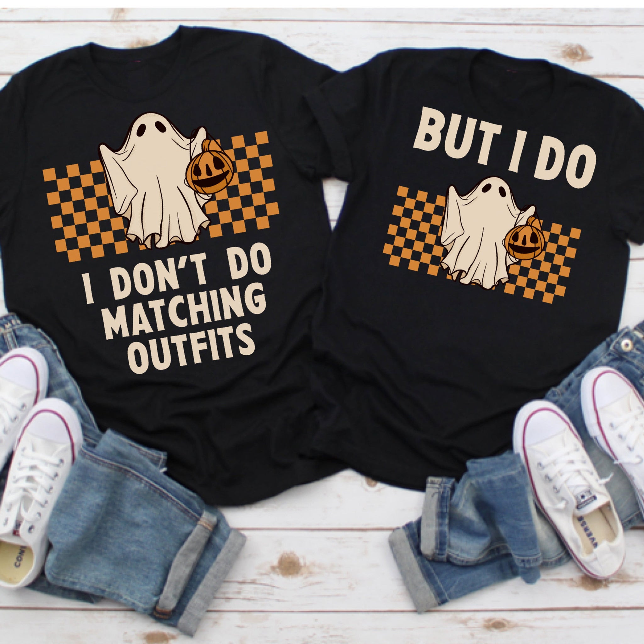 Funny Couples Halloween Sweatshirts, Couple Halloween Sweat Shirts, Couple Sweaters, Funny Halloween T-Shirt Matching Halloween TShirts