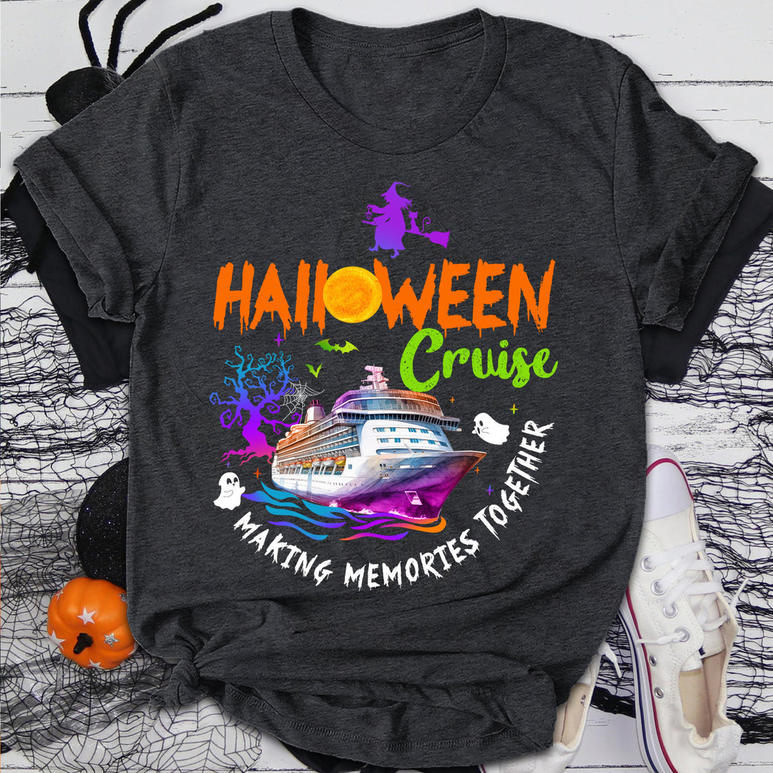 Halloween Cruise 2024 Shirt, Halloween Matching Shirt, Cruise Crew Shirt, Family Halloween Shirts, Halloween Party Gift