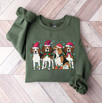 Beagle Christmas Sweater, Christmas Shirt, Beagle Lover Shirt, Dog Christmas Shirt, Holiday Sweater, Beagle Mom Shirt, Dog Mom Shirt