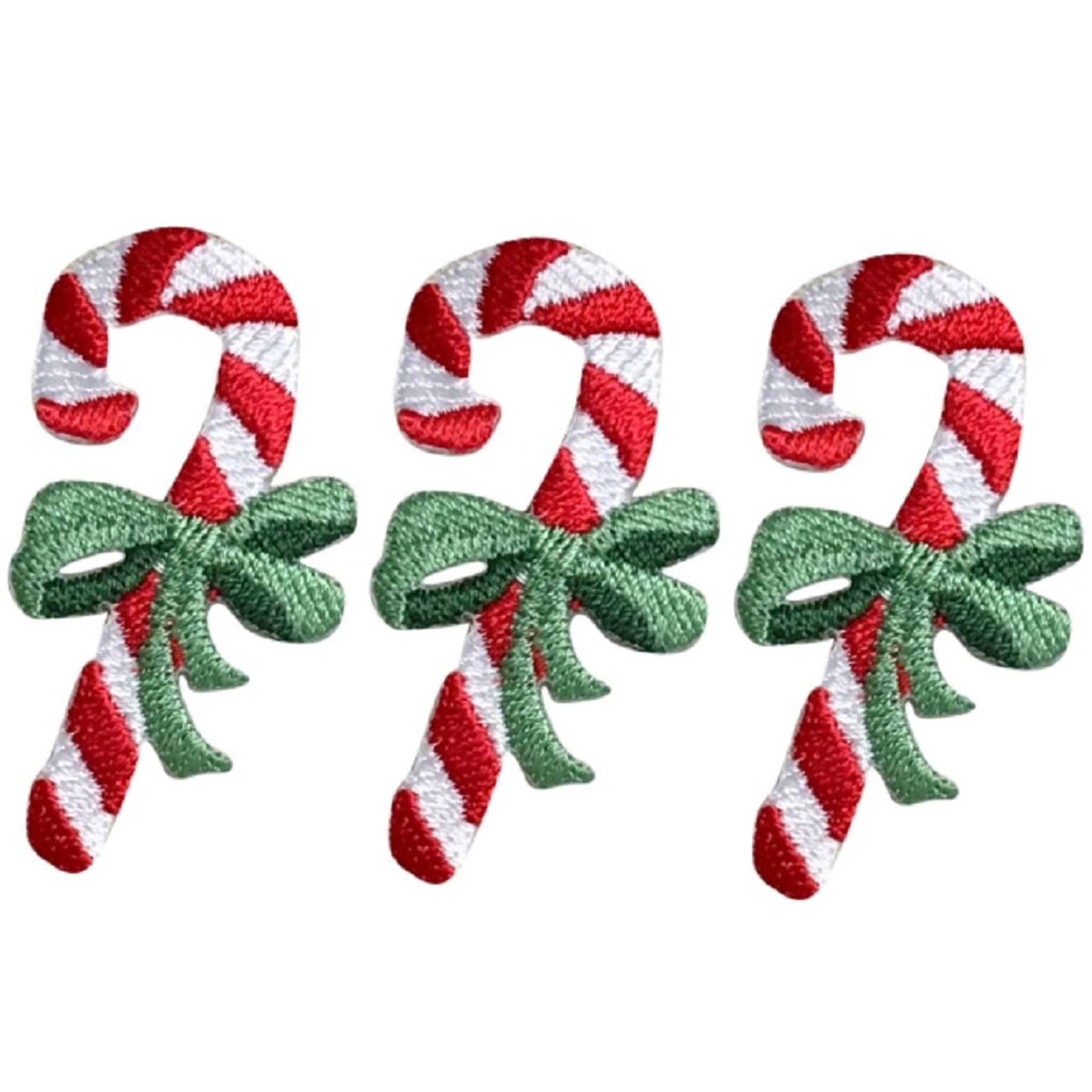 Candy Cane Applique Patch - Christmas Treat