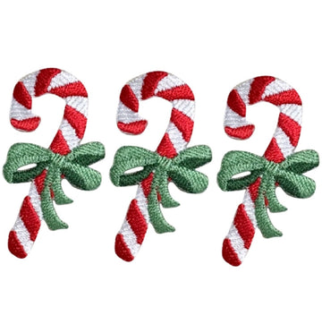 Candy Cane Applique Patch - Christmas Treat