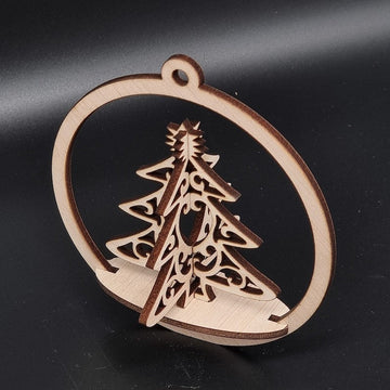 3d Christmas Tree Ball Pendant Ornament, Laser Cutting