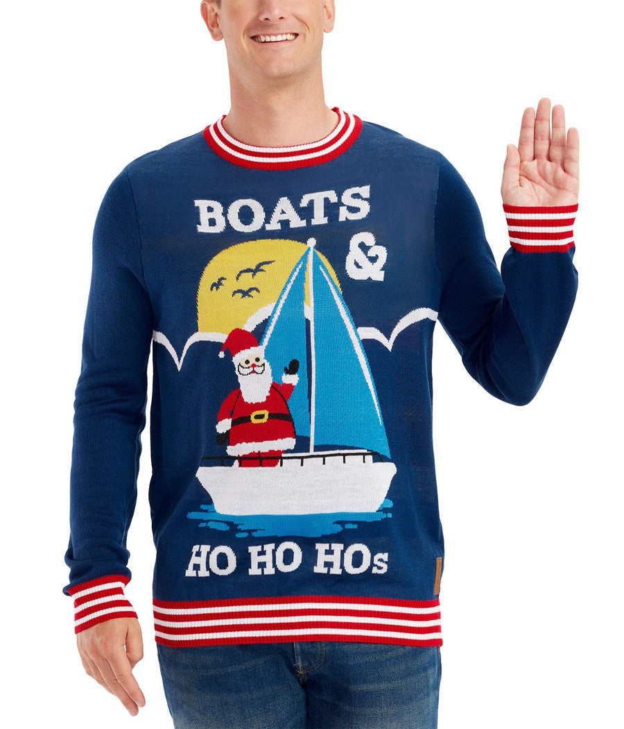 Boats And Ho Ho Hos Christmas Sweater