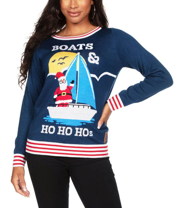 Boats And Ho Ho Hos Christmas Sweater