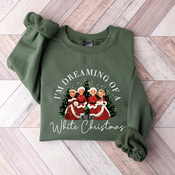 I'm Dreaming Of A White Christmas Sweatshirt, Christmas White Movie, Christmas Movie Shirt, Christmas Song Sweatshirt