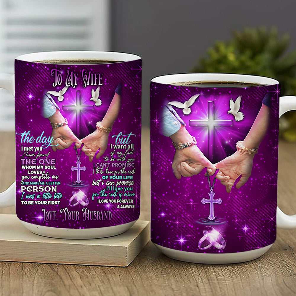 I Love You Forever And Always - Personalized Mug - Gift For Wife