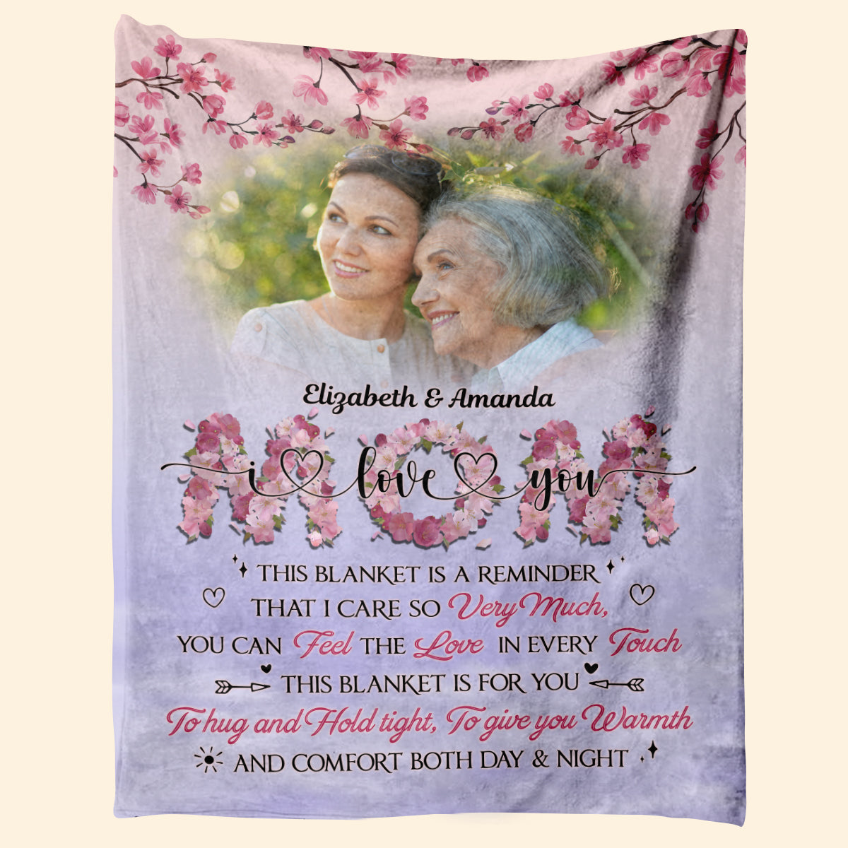 Mom, We Care So Very Much - Personalized Blanket - Birthday, Loving, Mother'S Day Gift For Mom, Mother