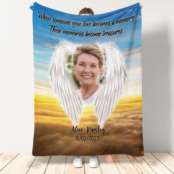 Those Memories Become Treasures Blanket Photo Memorial