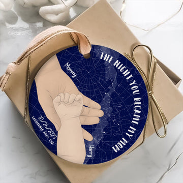 The Night You Became My Parents - Personalized Ornament - Gift For Family, Mommy, Daddy