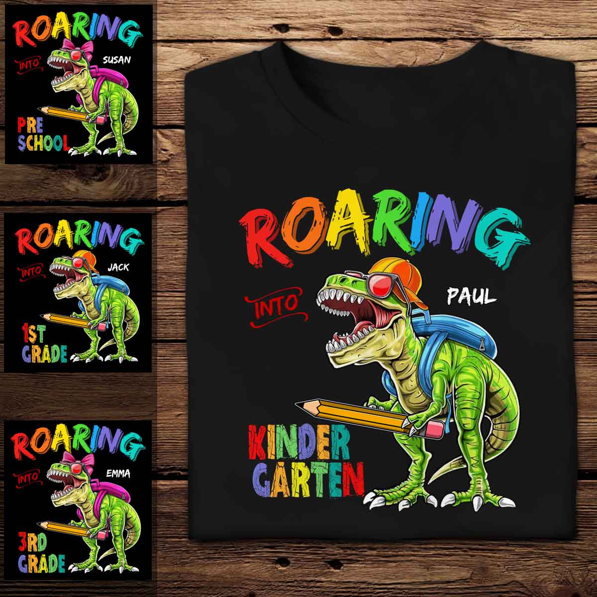 Back To School, T-Rex Roaring