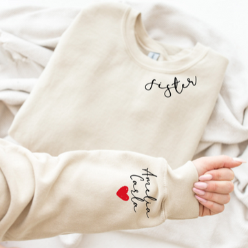 Custom Sister Sweatshirt, Sister Gifts, Personalized Gifts,Sister Sweatshirt, Custom Sweatshirt, Custom Gift, Siblings Gift, Gift for Sister