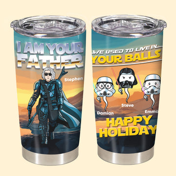 The Dadalorian This Is The Way - Personalized Tumbler - Gift For Father, Daddy, Father's Day, Birthday Gift