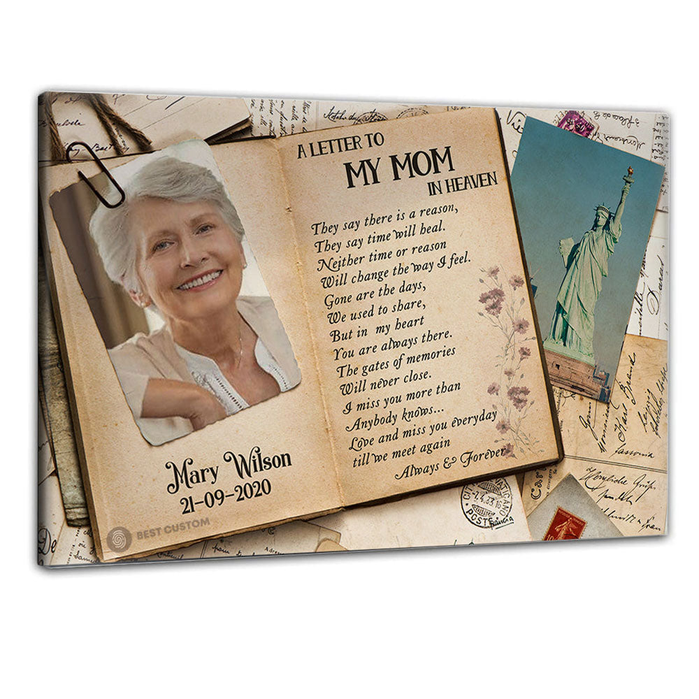 Miss You Everyday Personalized Canvas Memorial