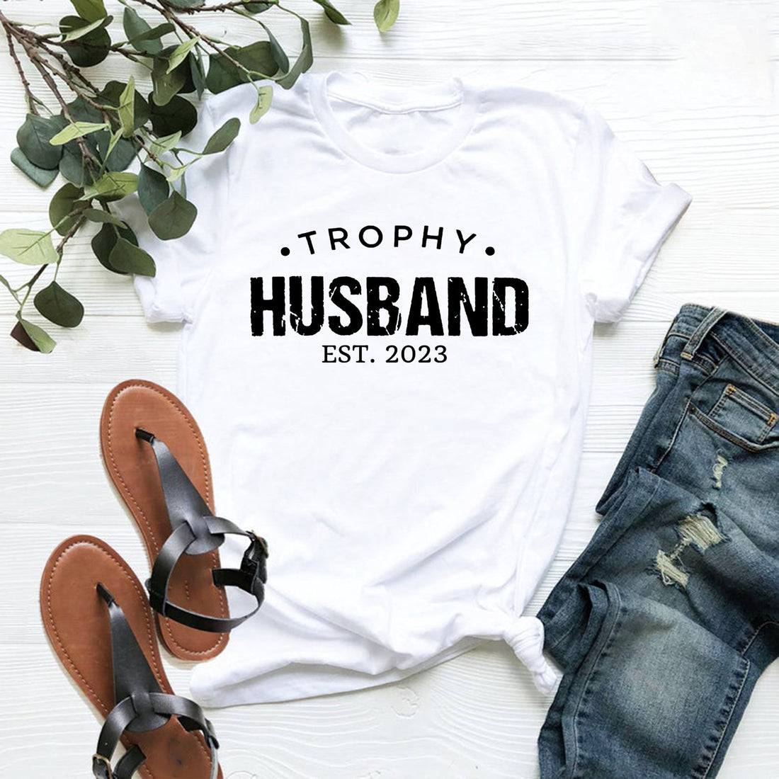 Trophy Husband - Personalized Shirt - Gift For Husband