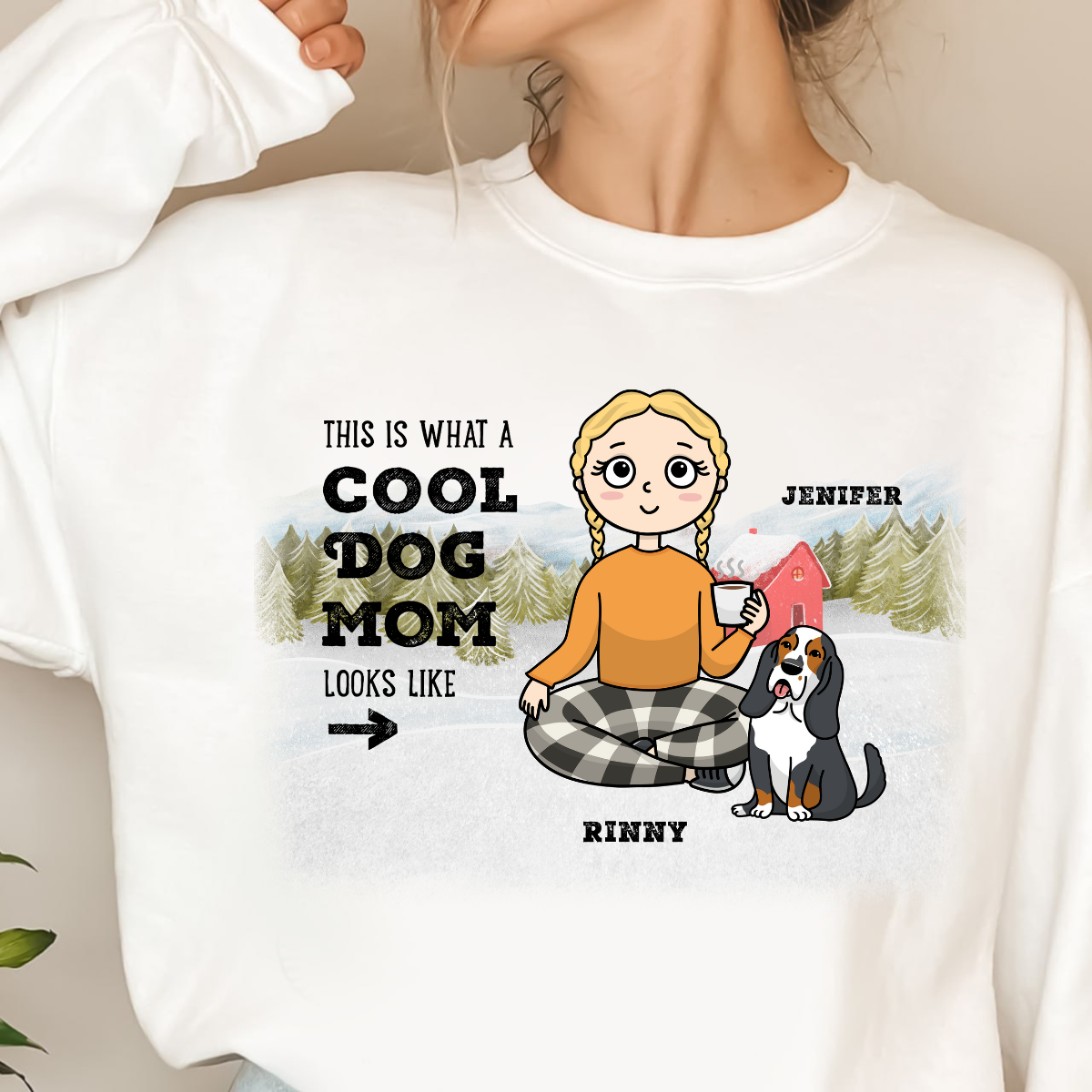 This Is What A Cool Pet Mom Look Likes Personalized Sweater Custom Christmas Gift For Dog Mom Cat Mom Winter Season Gift For Friends