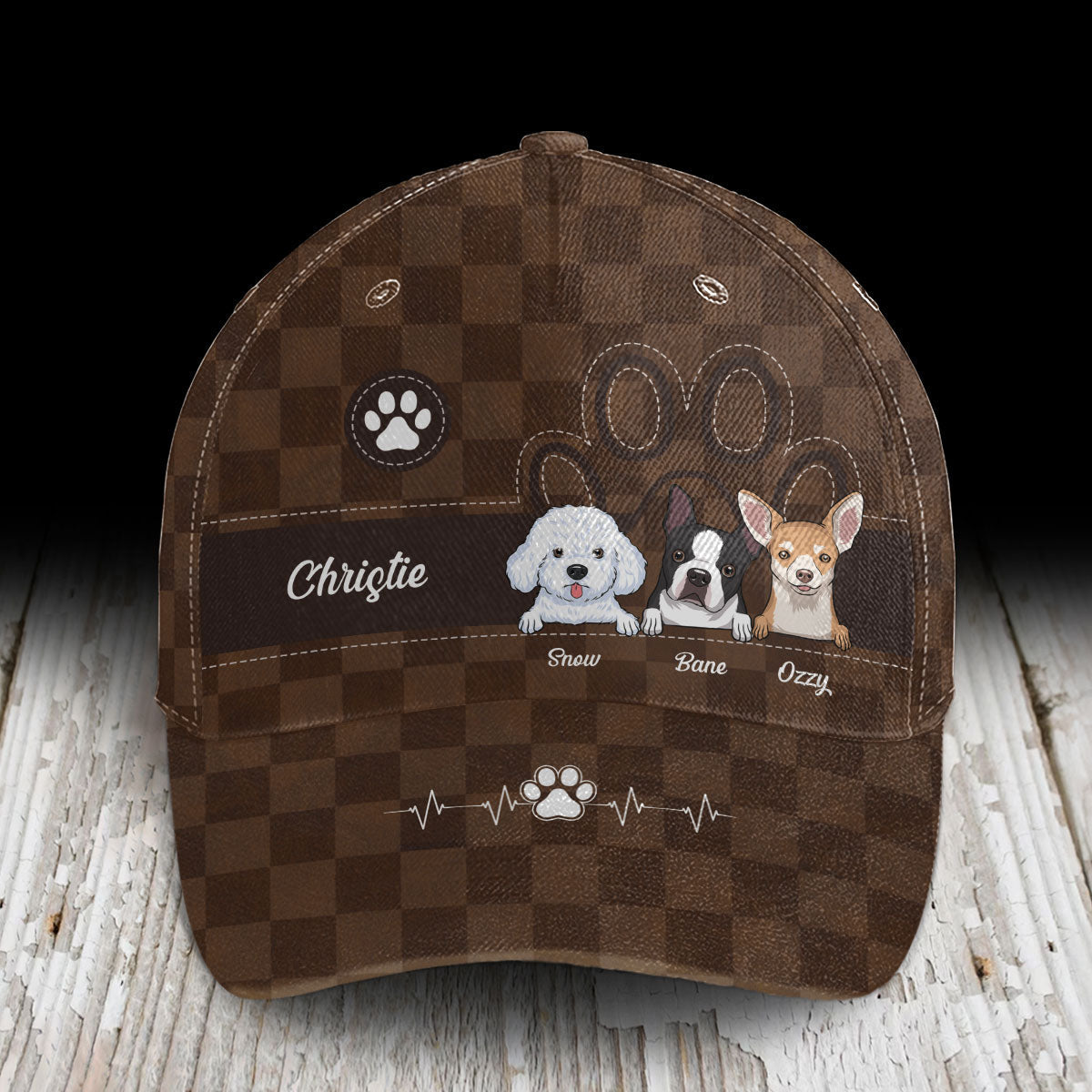 Love Comes In Fur And Paws - Personalized Classic Cap - Gift For Dog Lovers