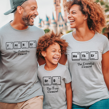 Elements Family Matching Shirts, Mother Dad Baby Shirt,Funny Family Shirt, New Baby Shirt