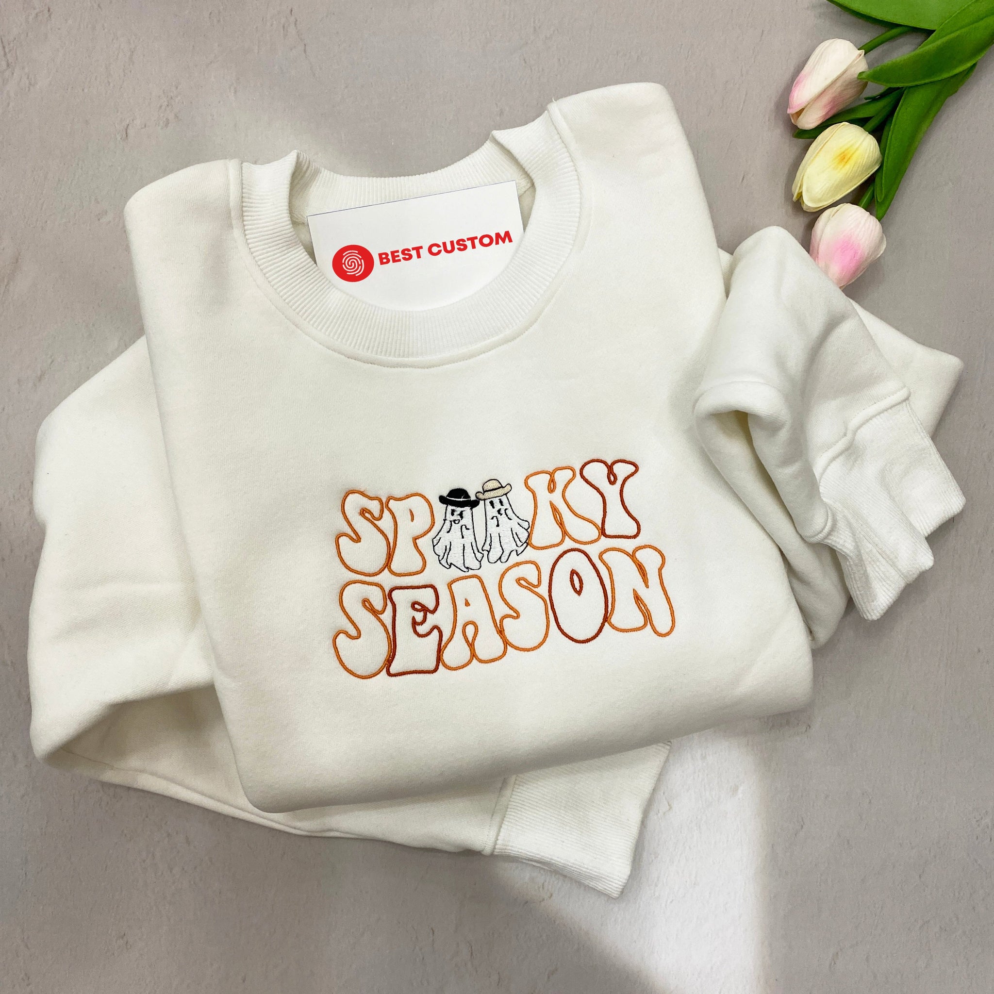 spooky season halloween embroidered apparel halloween gift