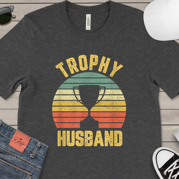 Trophy Husband Vintage - Personalized Shirt - Gift For Husband