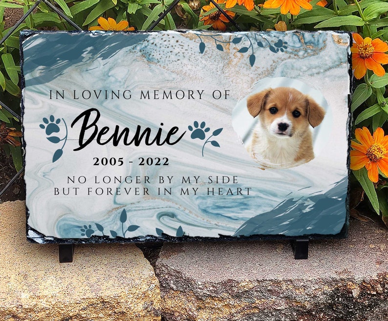 Pet Memorial Gift, Pet Memorial Stone, Personalized, Pet Loss Gift, Garden Memorial Stone, Pet Grave Marker, Granite Stone