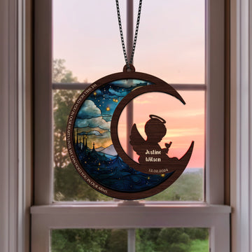 Loss Of Gift Angel Baby - Personalized Suncatcher Ornament - Memorial Gift