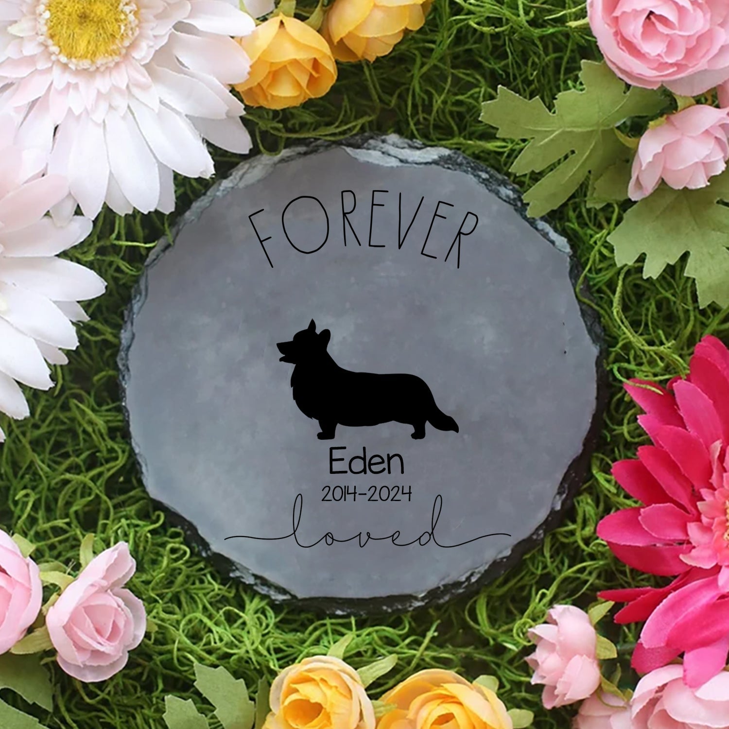 Custom Dog Breed Memorial , Dog Memorial Stone, Loss of Pet Gift, Personalized Gift Memorial Stone, Loss of Dog,Pet Memorial Keepsake