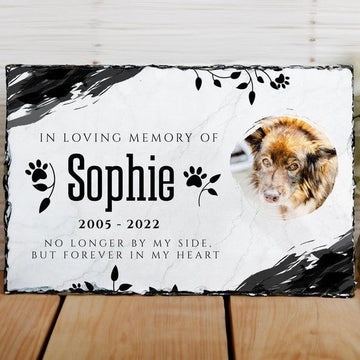 Pet Memorial Gift, Pet Memorial Stone, Personalized, Pet Loss Gift, Garden Memorial Stone, Pet Grave Marker, Granite Stone