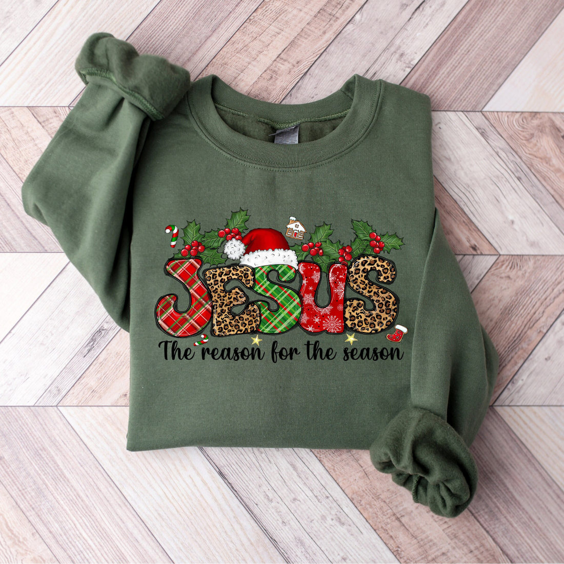 Jesus Is The Reason For The Season Sweatshirt, Christmas Christian Gift, Christmas Jesus Quotes, Religious Christian Christmas Faith Shirt