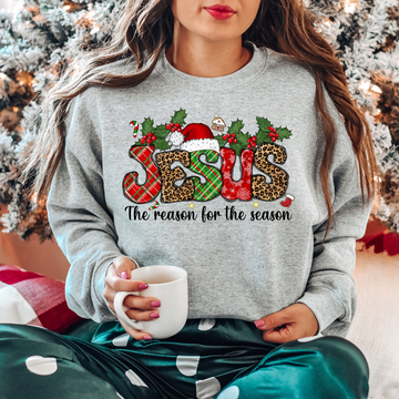 Jesus Is The Reason For The Season Sweatshirt, Christmas Christian Gift, Christmas Jesus Quotes, Religious Christian Christmas Faith Shirt