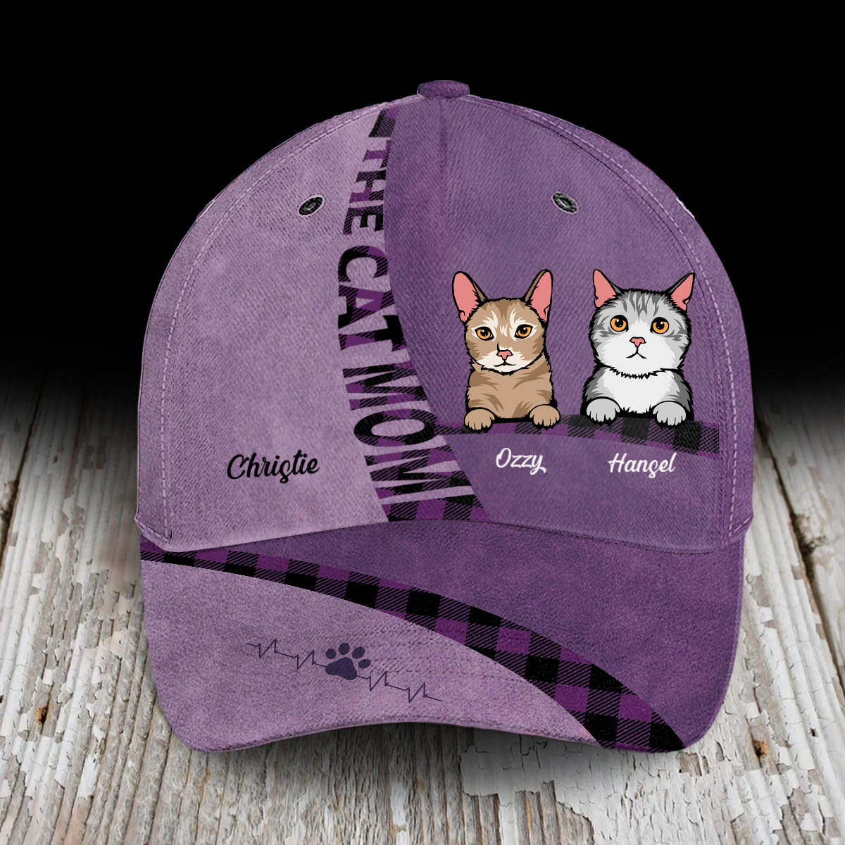 Life Is Better With Cats - Personalized Classic Cap - Gift For Cat Lovers, Cat Dad, Cat Mom