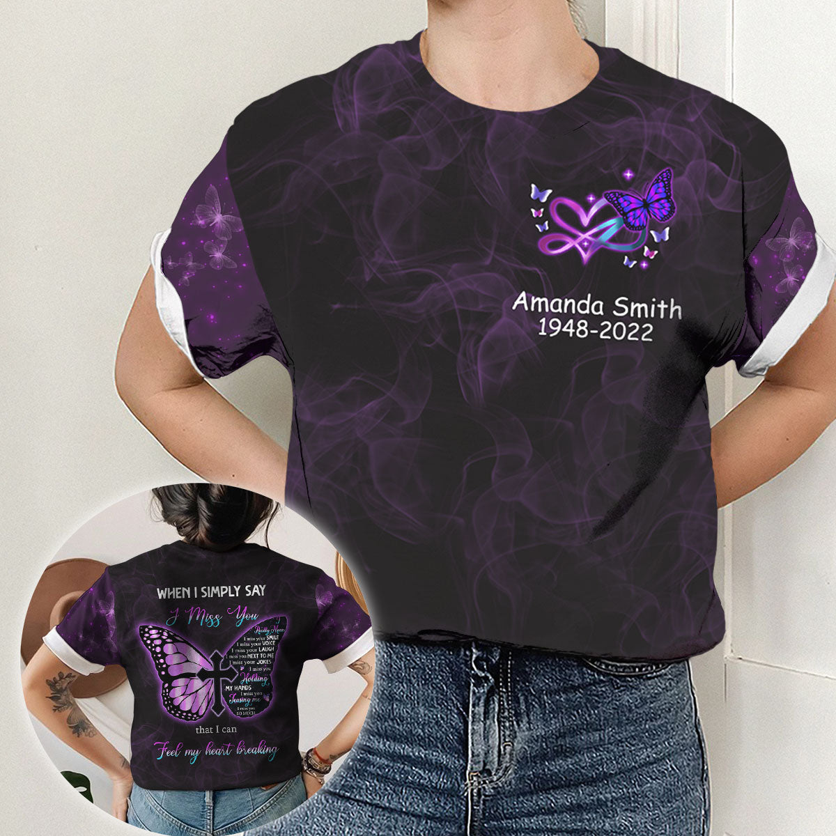 I Can Feel My Heart Breaking - Personalized 3D All Over Print Shirt - Memorial