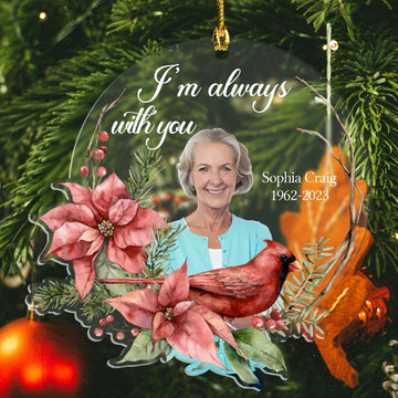 I Am Always With You - Personalized Ornament - Memorial Gift For Family