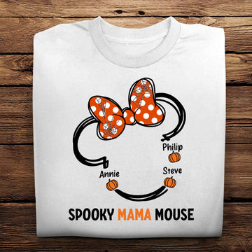 Spooky Mama Mouse - Personalized Apparel - Gift For Mother