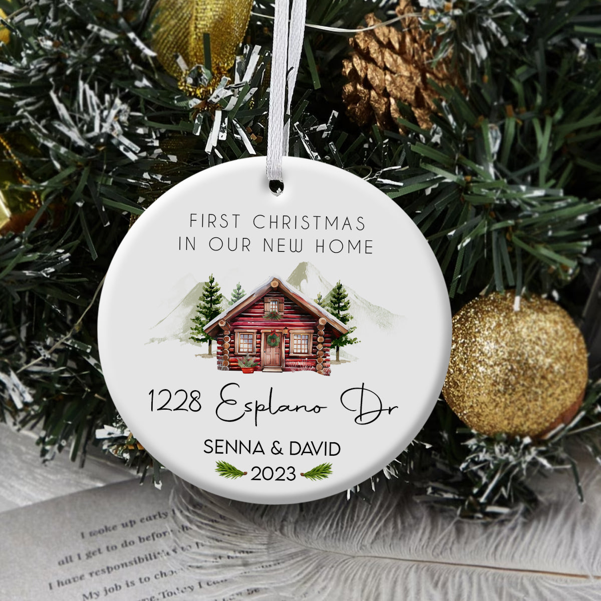 New Home First Christmas - Personalized Ornament - Christmas Gift