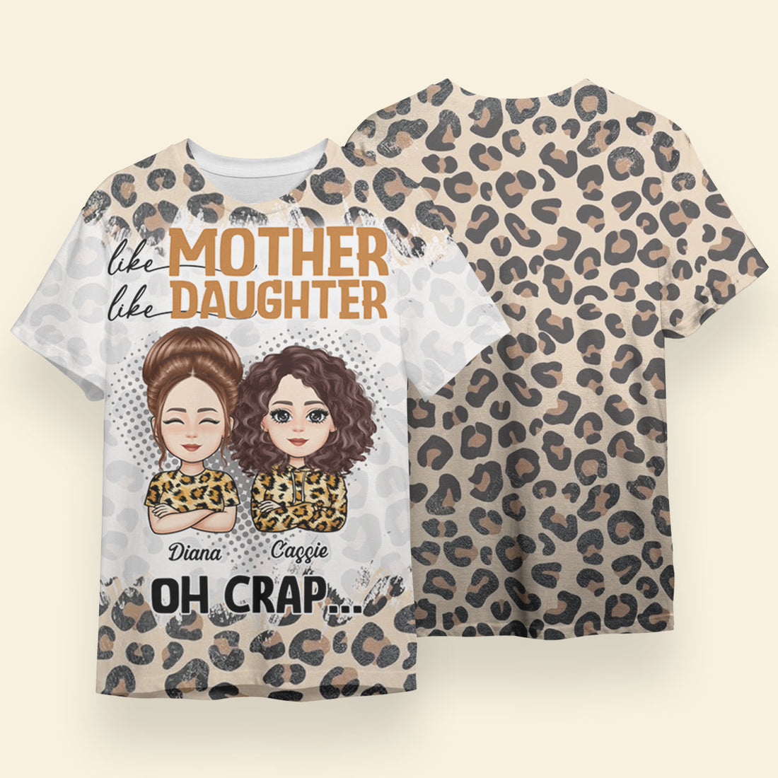 Like Mother Like Daughter - Personalized 3D All Over Print Shirt - Gift For Mom, Mum, Mother's Day