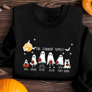 The Ghost Family - Personalized Apparel - Gift For Family, Halloween