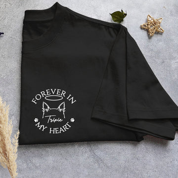 Forever In My Heart - Personalized Apparel - Gift For Cat Lovers