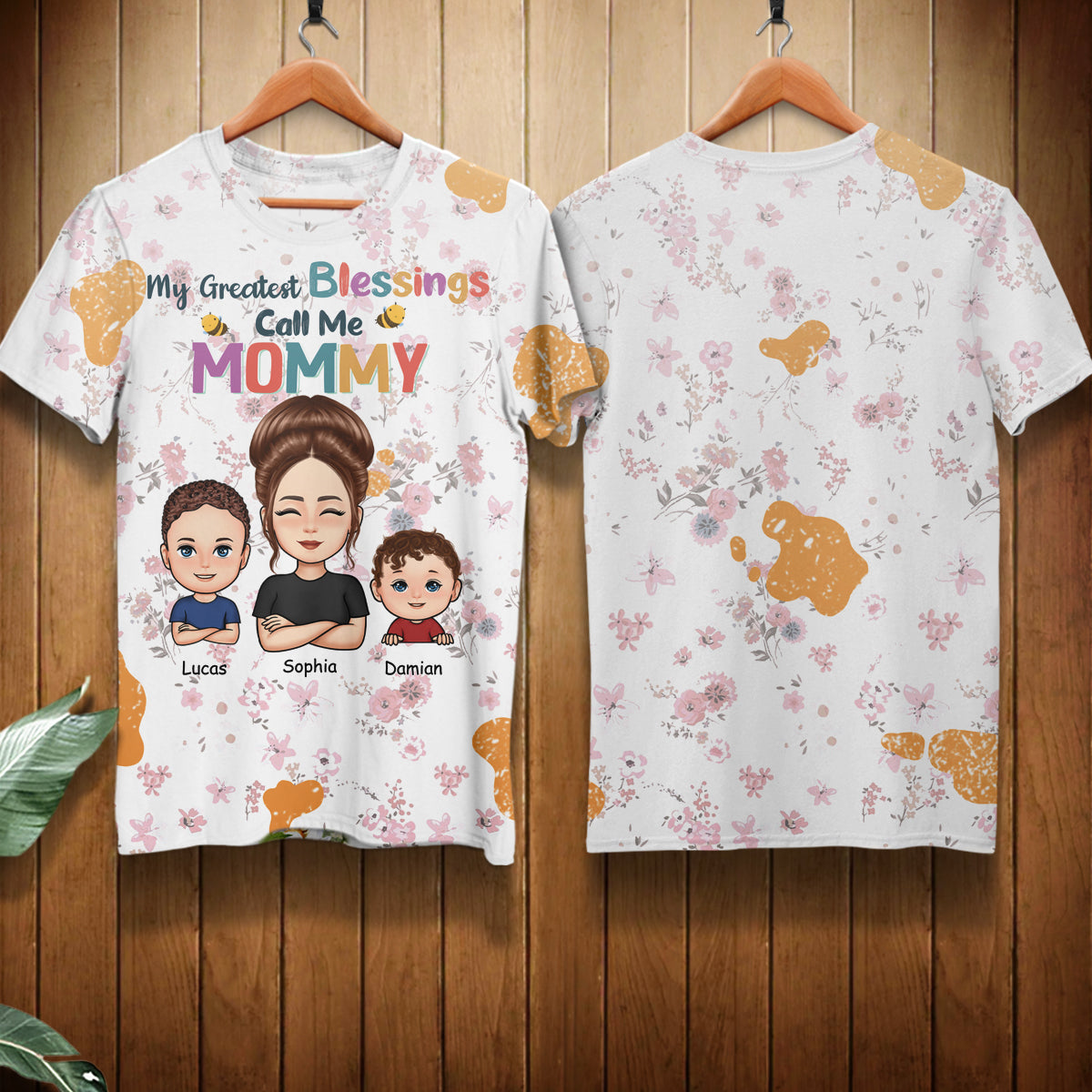 My Greatest Blessing - Personalized 3D All Over Print Shirt - Gift For Mom, Mother, Mother's Day