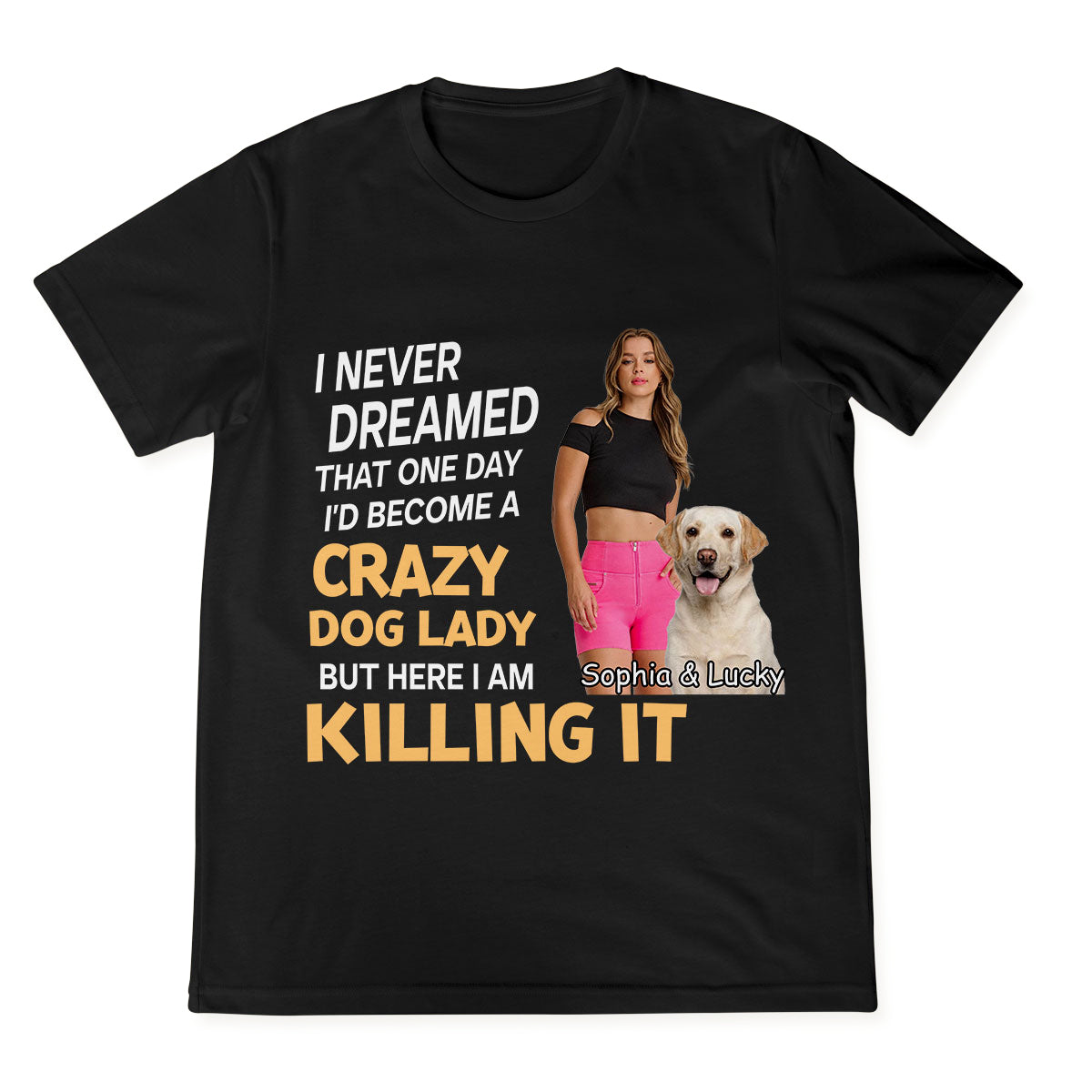 Crazy Dog Lady - Personalized Custom Shirt